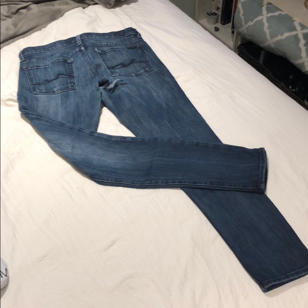 Dark skinny 7 for all Mankind jeans